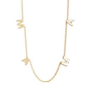 Argento Vivo Mama Frontal Necklace In Gold